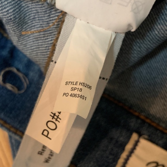 *NWT* Madewell 10” High Rise Skinny Tulip Hem Edition - Picture 14 of 14